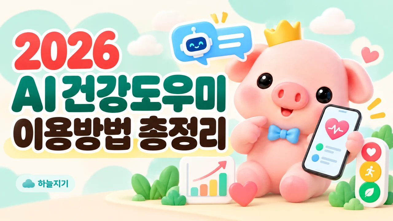 2026 질병관리청 AI 건강도우미 이용방법을 소개하는 소소피그