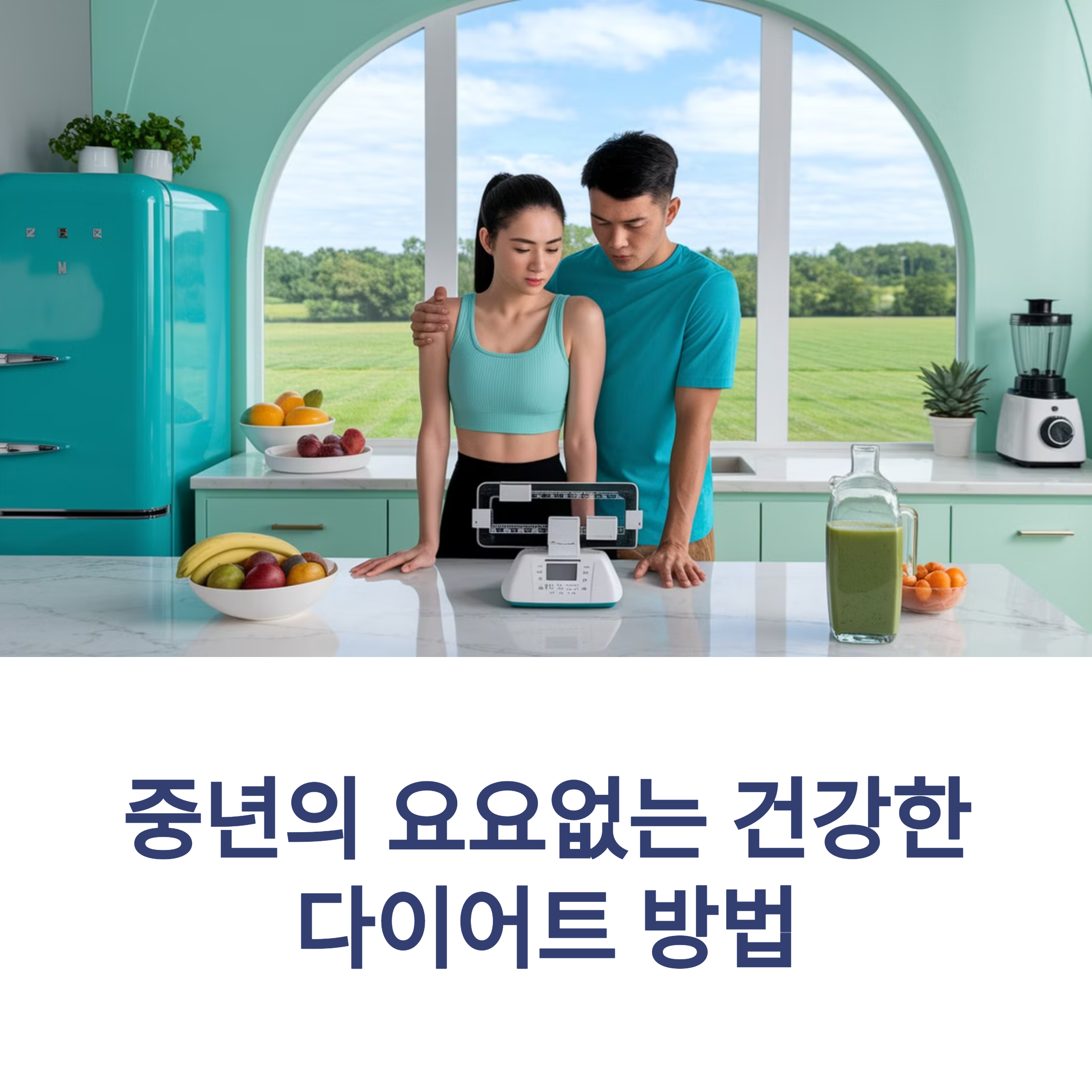 중년의 요요없는 건강한 다이어트 방법