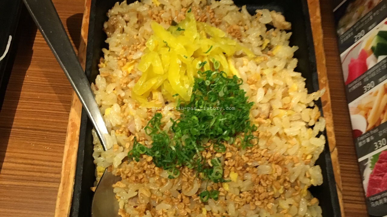 JAPAN-TRAVEL-TOYAMA-IZAKAYA-GARLIC FRIED RICE