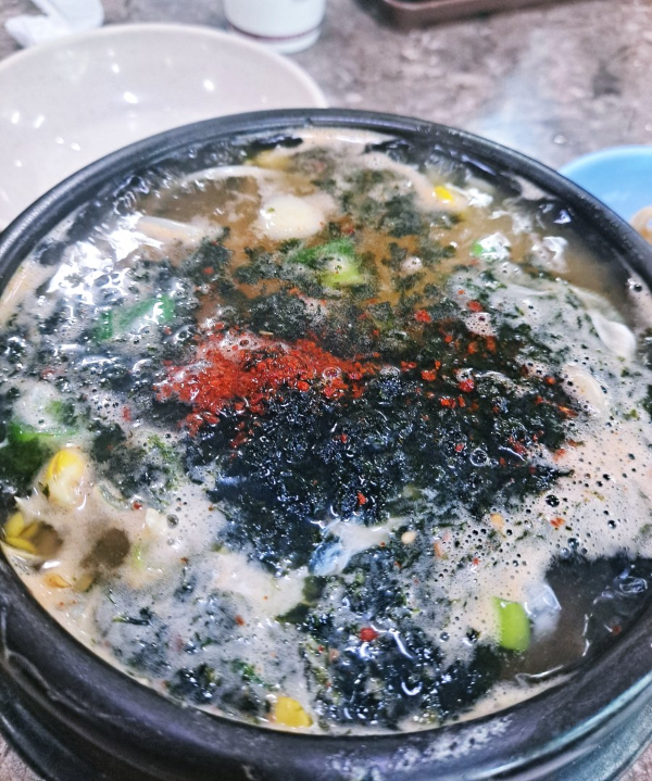 송도 콩나물해장국 뚝배기