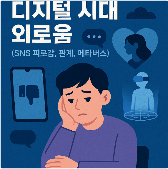 디지털 시대 외로움 (SNS 피로감, 관계, 메타버스)