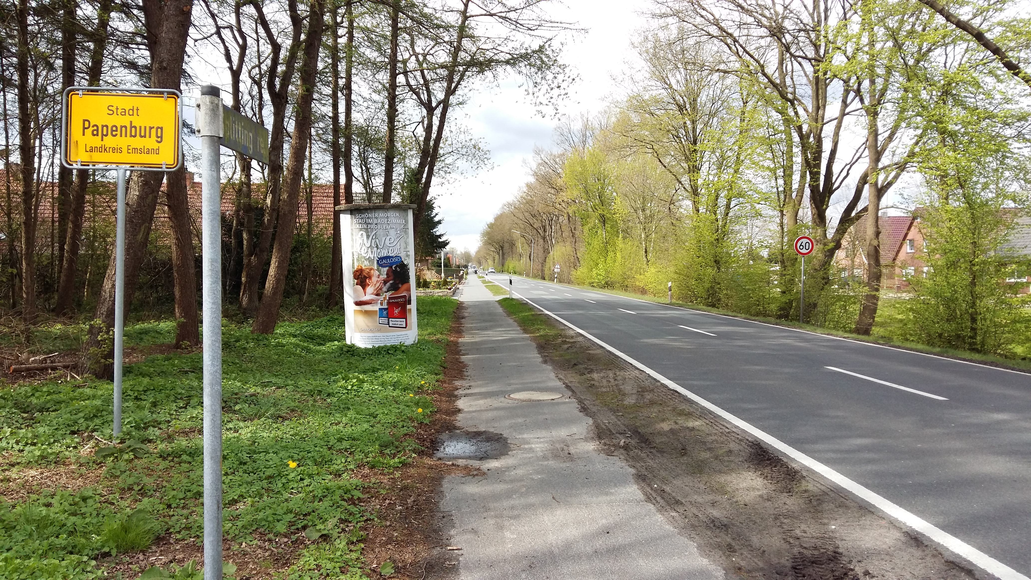 독일 파펜부르크 이정표