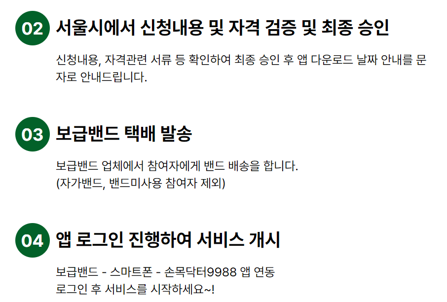 손목닥터 9988 신청방법 회원가입 포인트 사용법