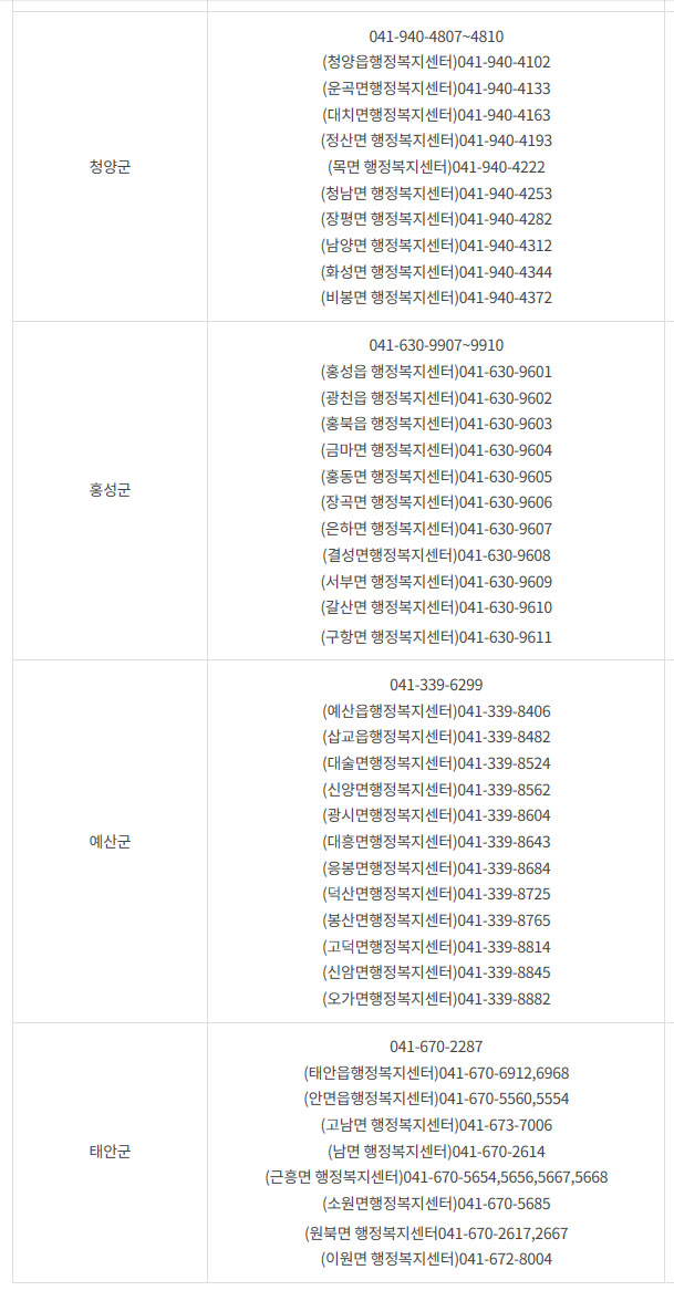 충남지역 코로나백신 접종 예약전화번호-5