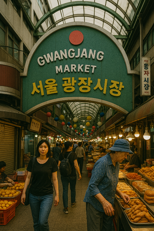 서울 광장시장 관련 이미지