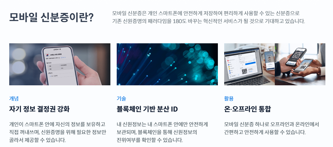 모바일 신분증 발급 방법