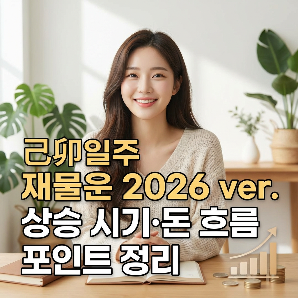 己卯일주 재물운 2026 ver. ｜ 상승 시기&middot;돈 흐름 포인트 정리