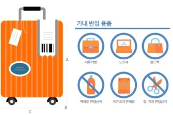 비행기 기내 수하물 반입 가능 금지 물품 최신 규정_41