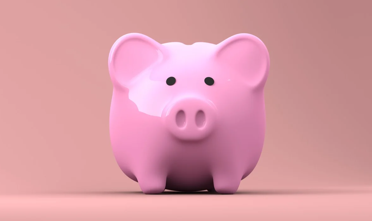 핑크색 돼지저금통