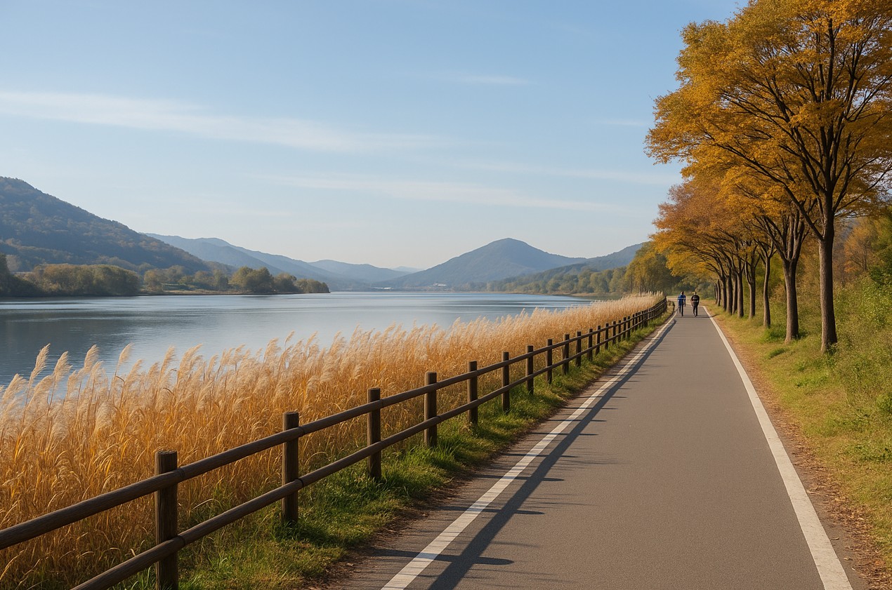 남양주 북한강 자전거길 사진
