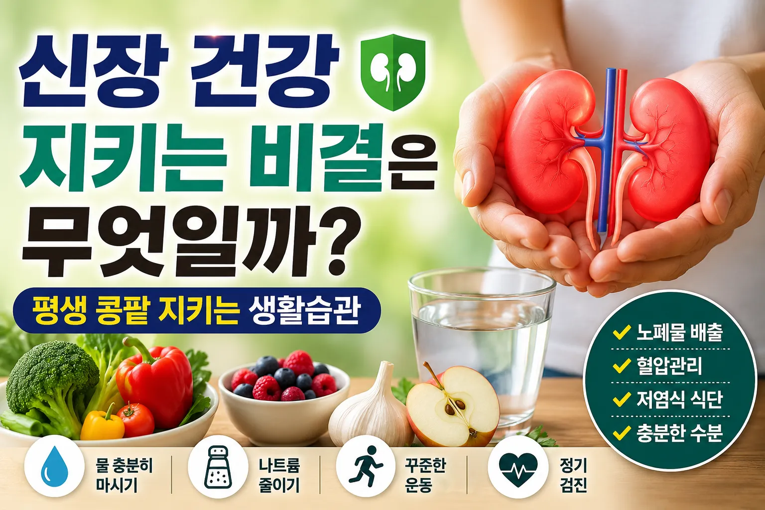 신장 건강을 지키는 비결은 무엇일까
