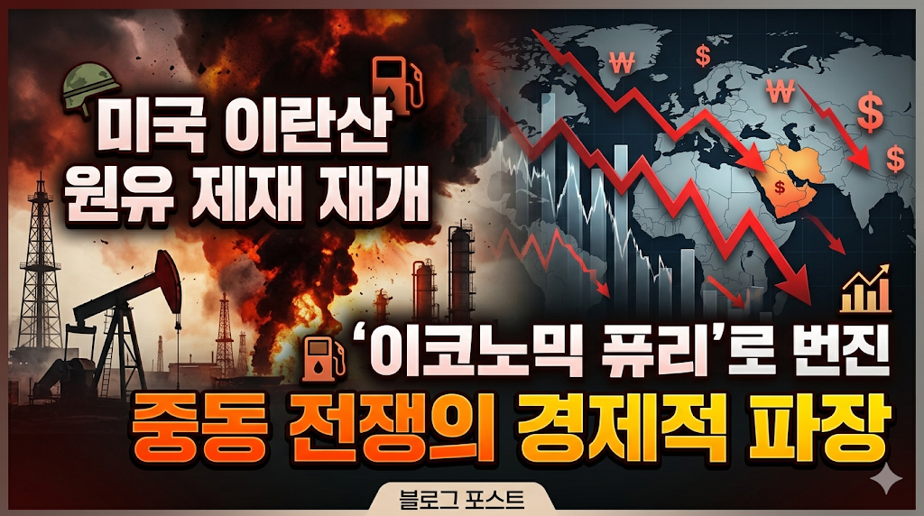 미국 이란산 원유 제재 재개 '이코노믹 퓨리'로 번진 중동 전쟁의 경제적 파장