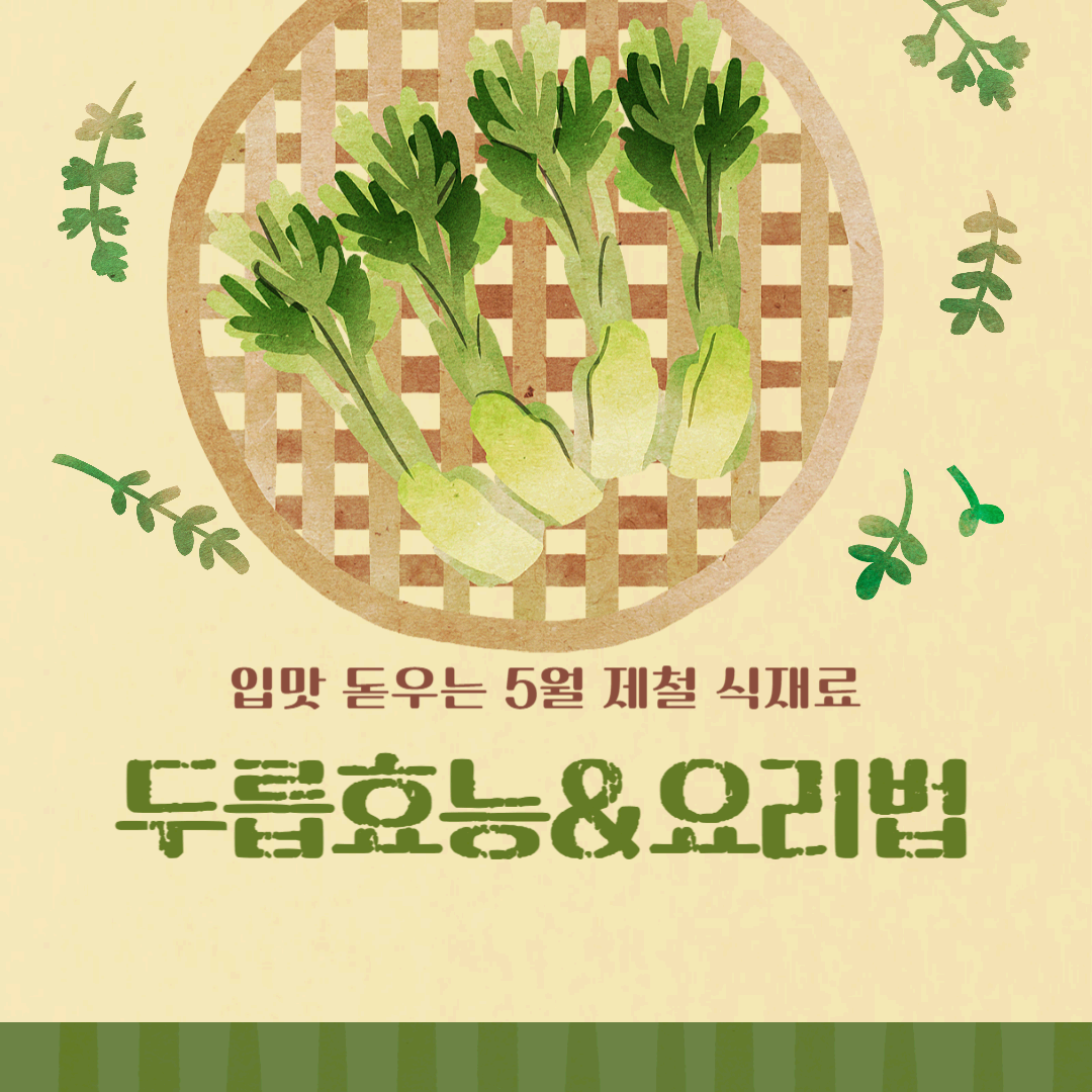 입맛 돋우는 5월 제철 식재료, 두릅의 효능과 간단한 요리법!
