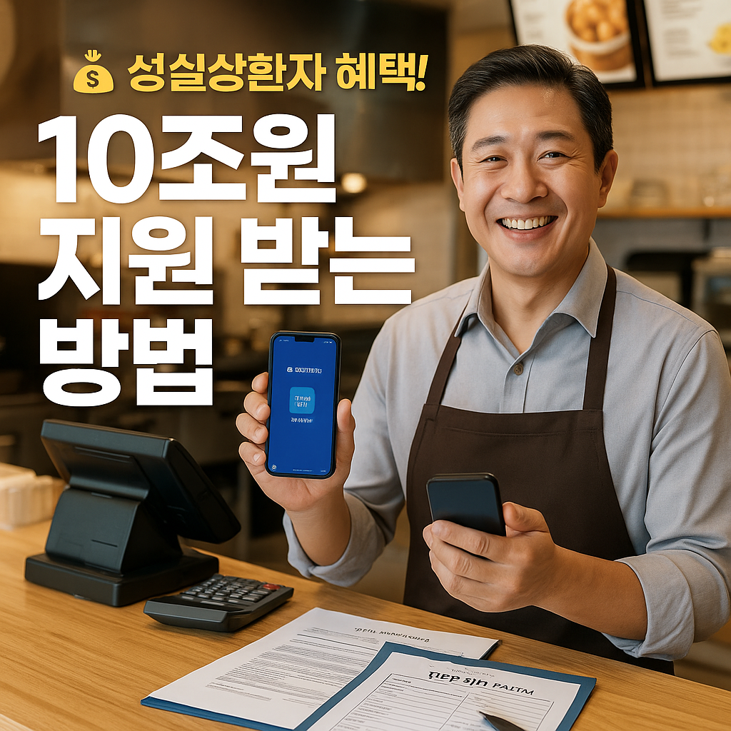 성실상환 소상공인 10조원 지원 받는 방법 총정리 (출처 : 금융위원회)