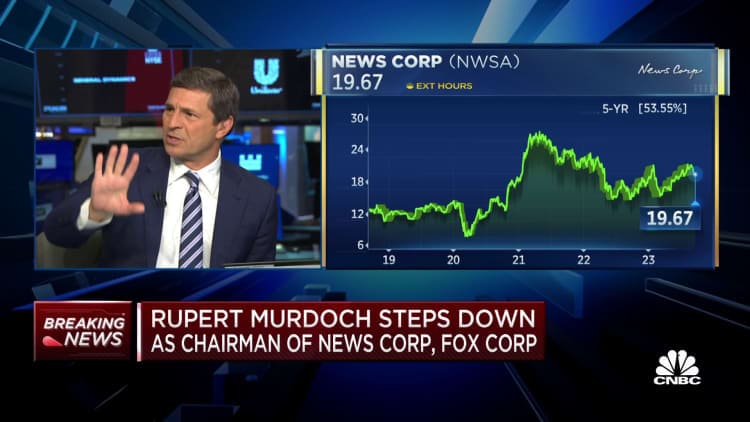 '루퍼트 머독' 사임 소식에 폭스 뉴스 주가 급등...왜 VIDEO:Fox And News Corp Shares Surge As Rupert Murdoch Steps Down