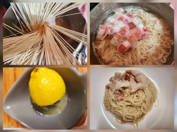 삼겹 비빔국수 조리순서