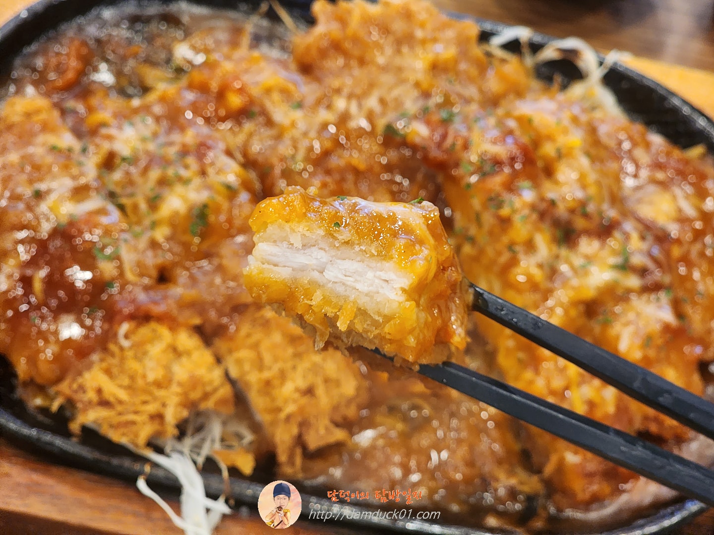 철판매운더블돈가스