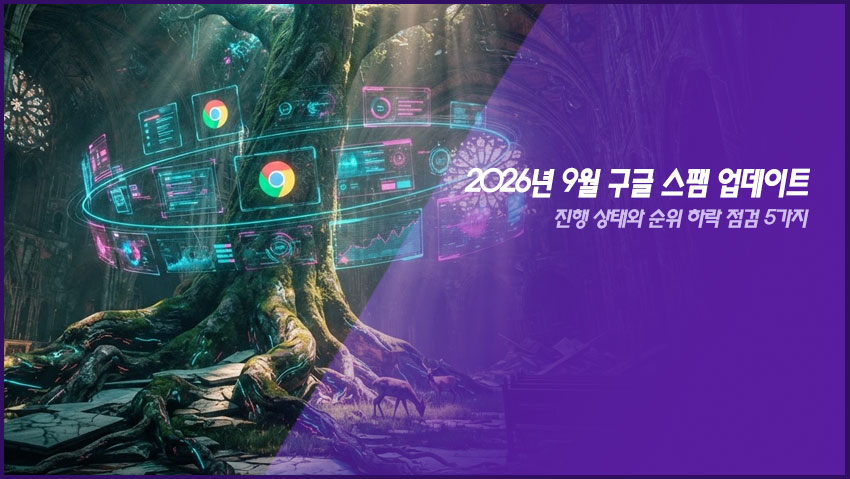 2026년 9월 구글 스팸 업데이트|진행 상태와 순위 하락 점검 5가지