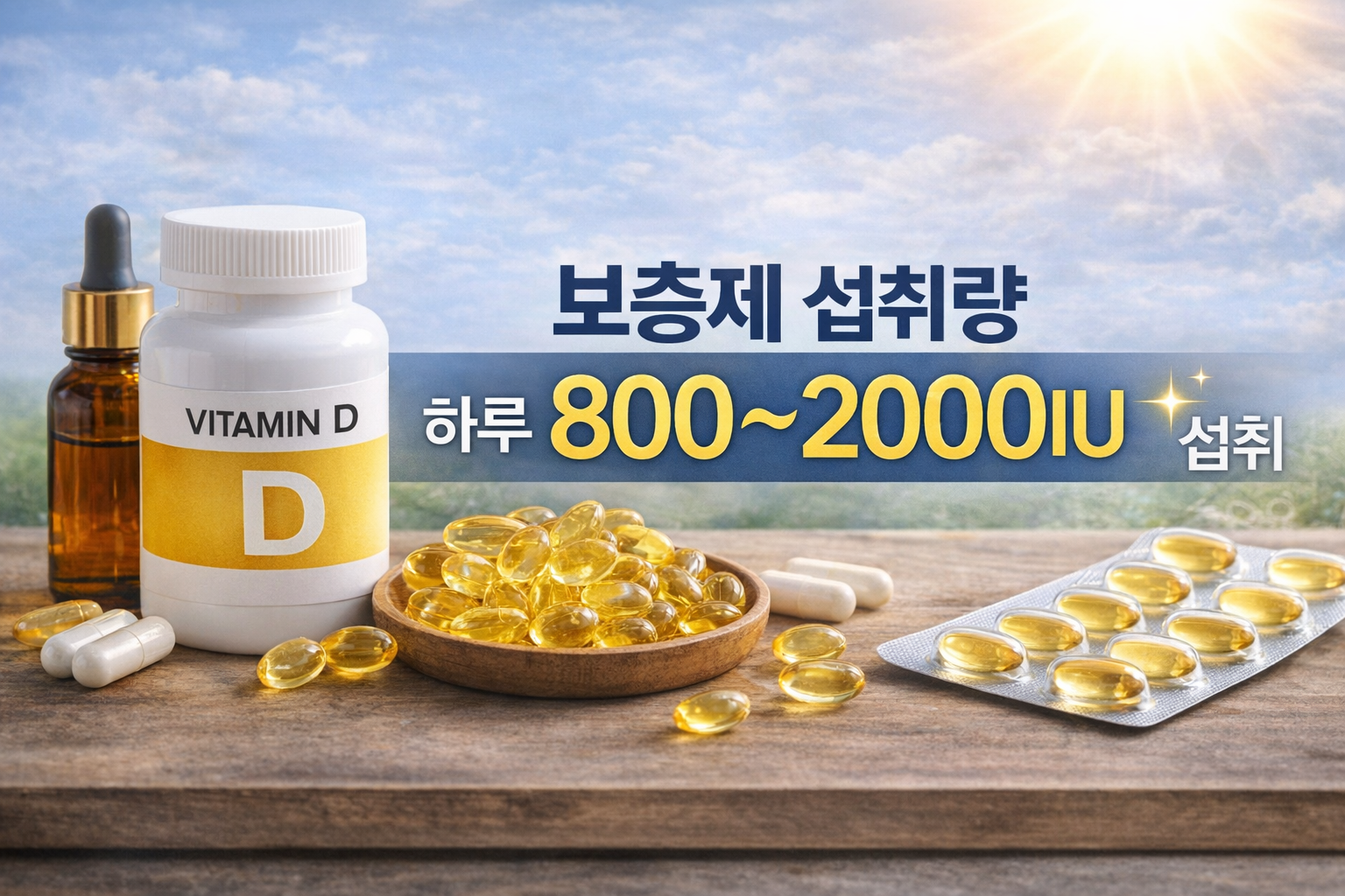 보충제 활용