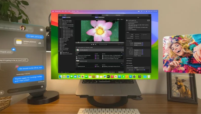 Apple Vision Pro의 가상 디스플레이 기능이 인텔 맥과 호환(이미지출처-macrumors)