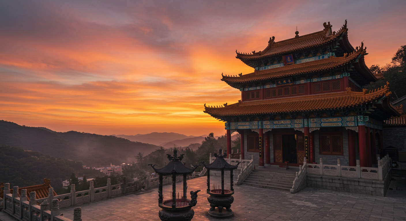 도교 사원의 구조와 현대 힐링 공간 디자인