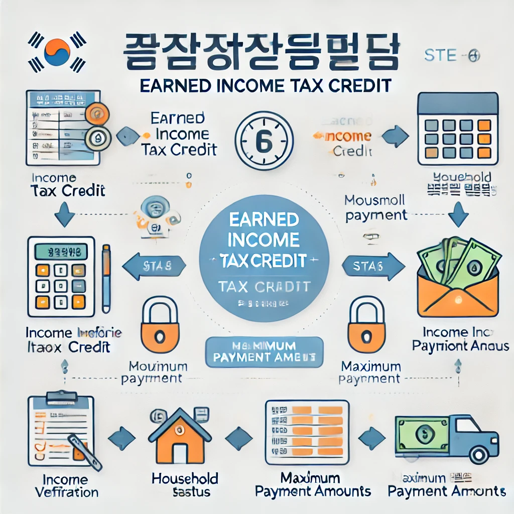 근로장려금 금액산정 (소득 재산 기준)