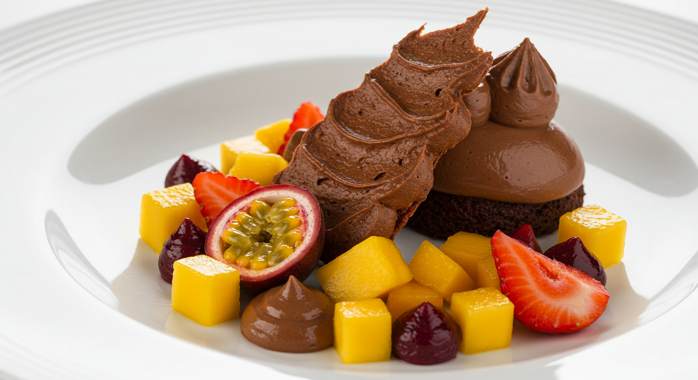 플레이팅노트 플레이팅코코아 과일조합 향층배치