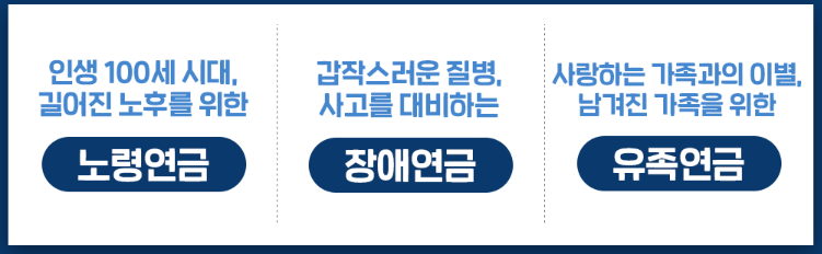 국민연금 급여 종류