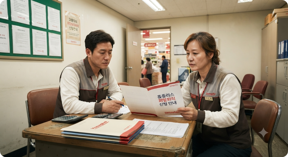 홈플러스 희망퇴직 이미지