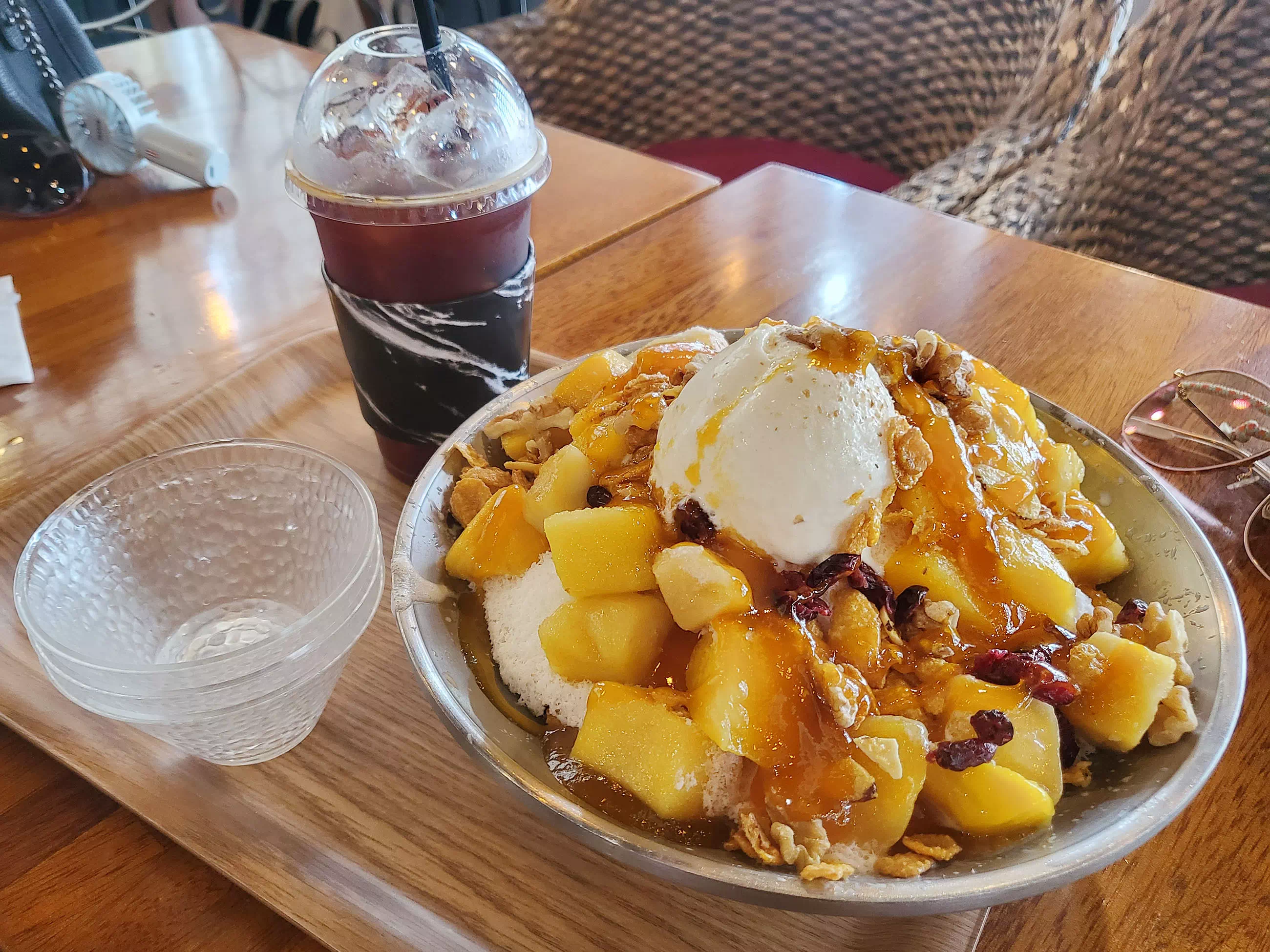 빙수와 아메리카노
