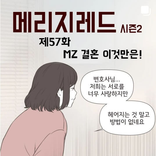 굿파트너 원작 웹툰 메리지레드
