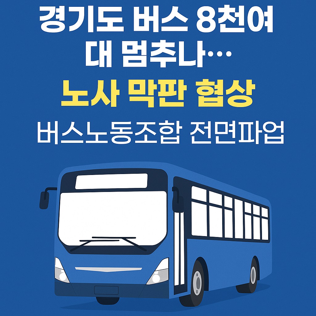 경기도 버스노조 파업