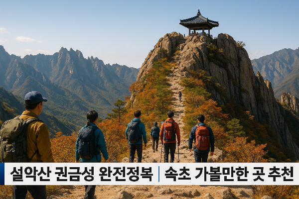 설악산 권금성 완전정복｜속초 가볼만한 곳 추천