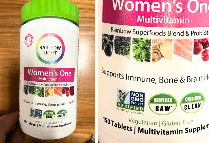 레인보우라이트 우먼스 원 멀티비타민 사진