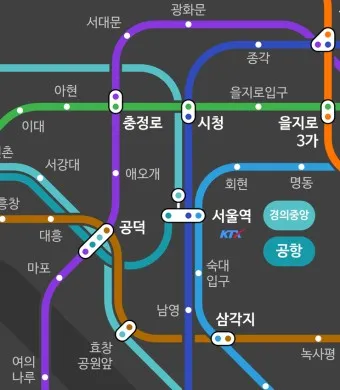 서울 지하철 노선도 크게보기 최신 버전 고화질_24