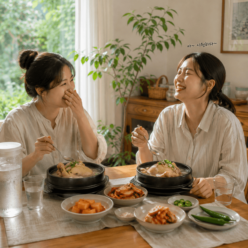 한국의 시원하다는 정말 어려웠다