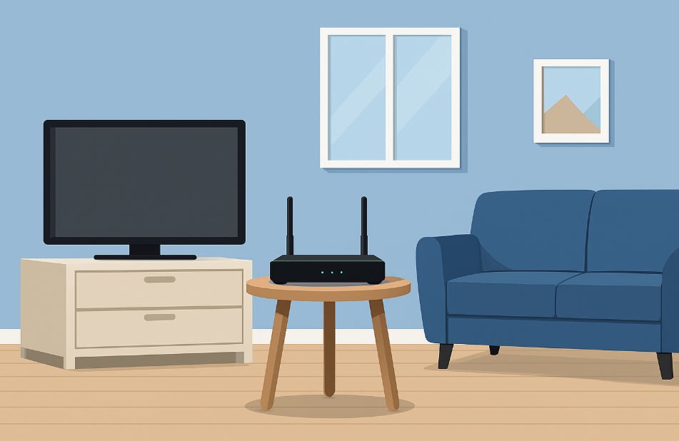 공유기 최적의 위치