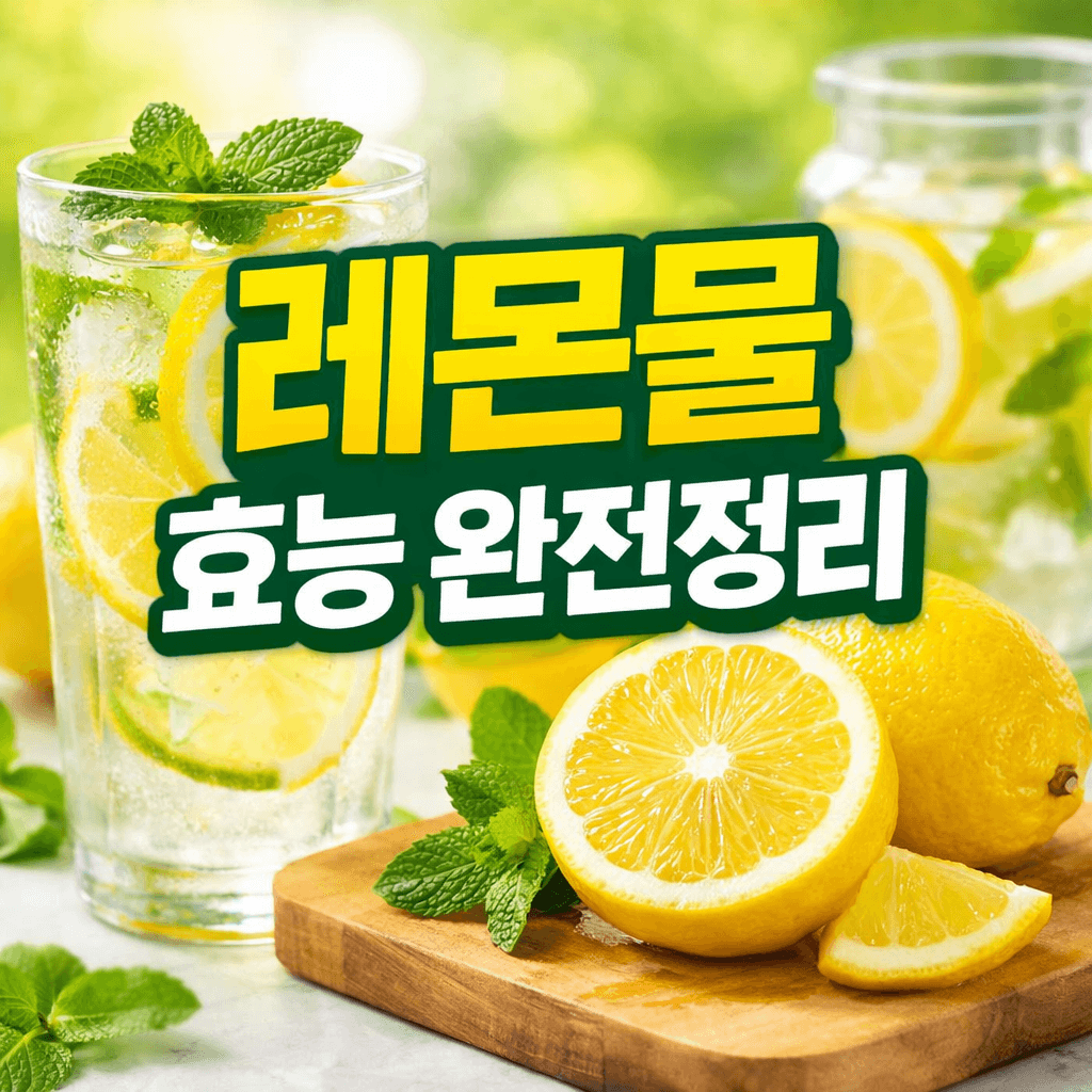 아침마다 마시는 레몬물 효능 7가지 &mdash; 디톡스부터 피부까지!