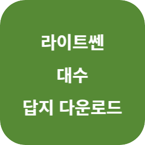 라이트쎈 대수 2025 답지 섬네일