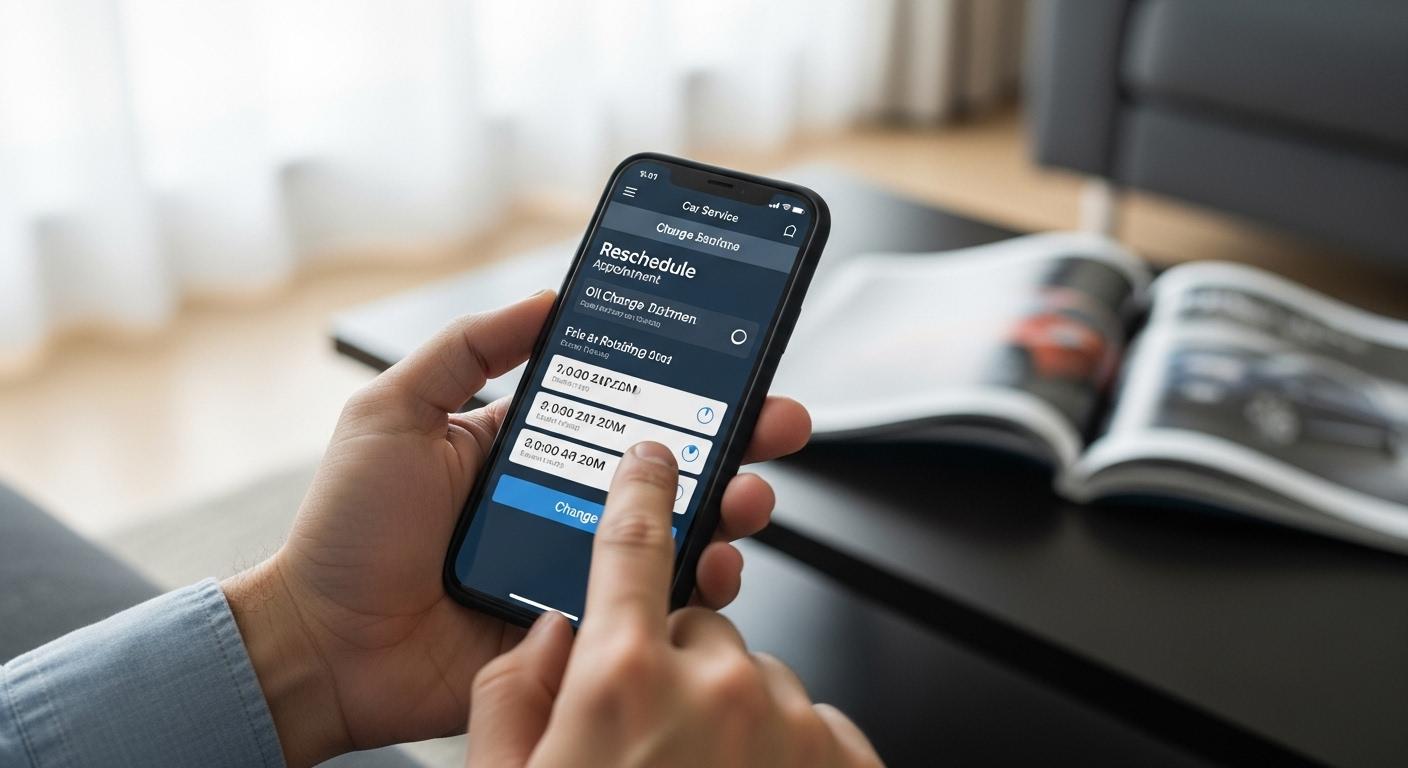 자동차 정기점검 예약 변경