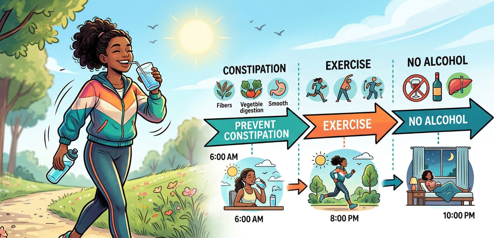 간성뇌병증 예방을 위한 생활 수칙