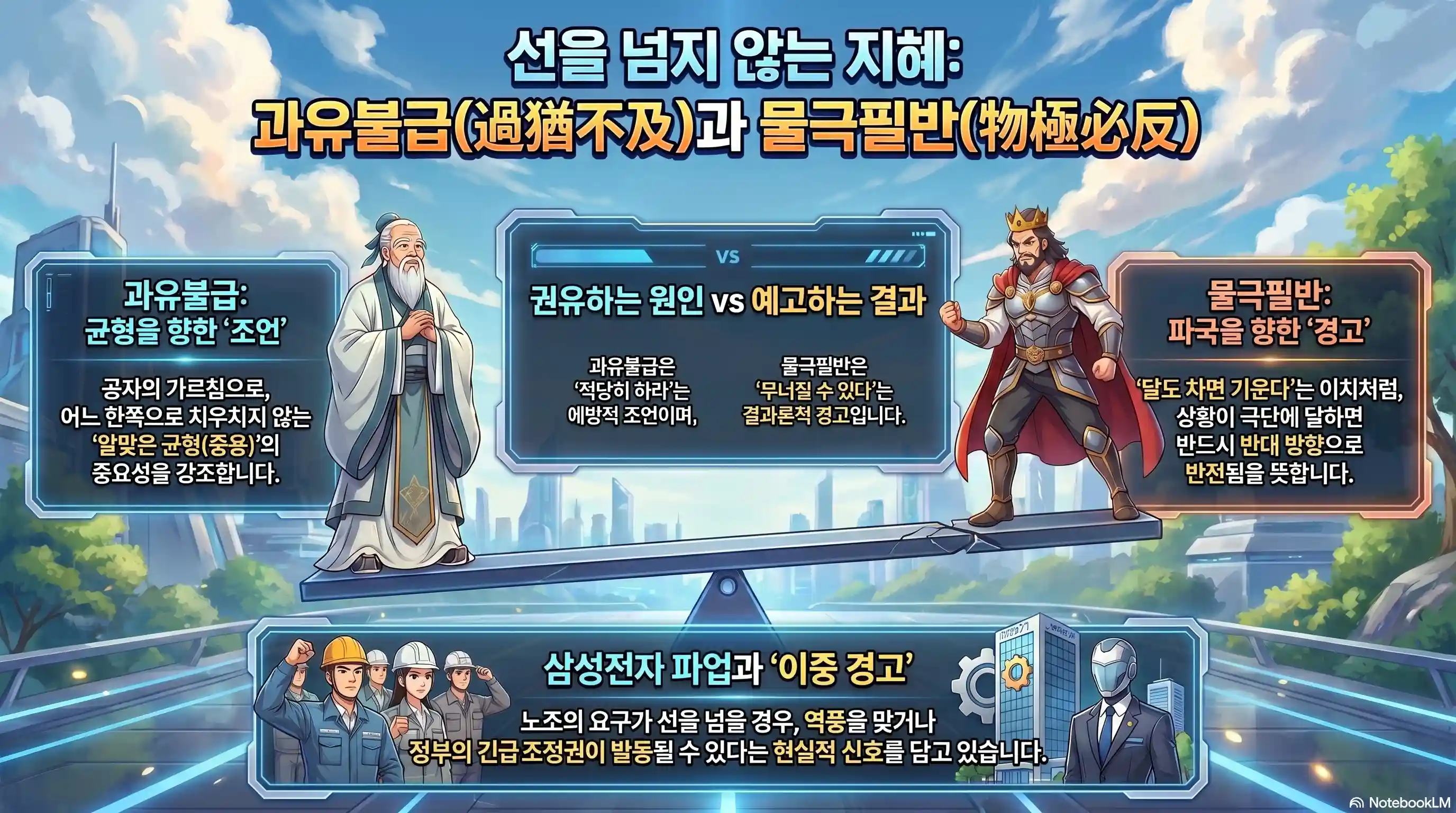 과유불급 물극필반 뜻 정리