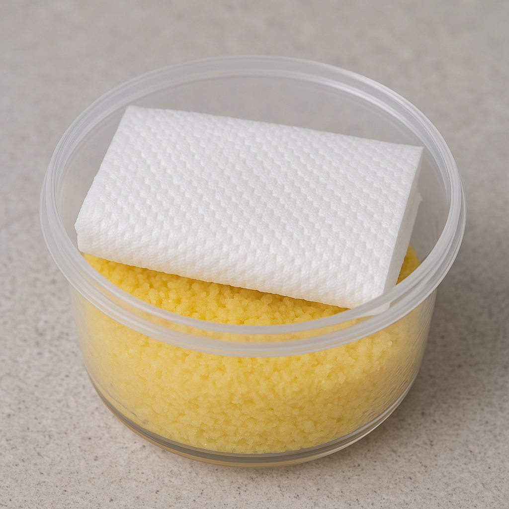 키친타월 활용법-생강 보관