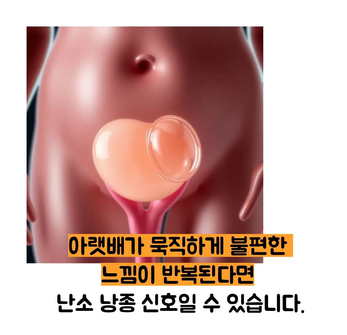 난소 낭종의 증상