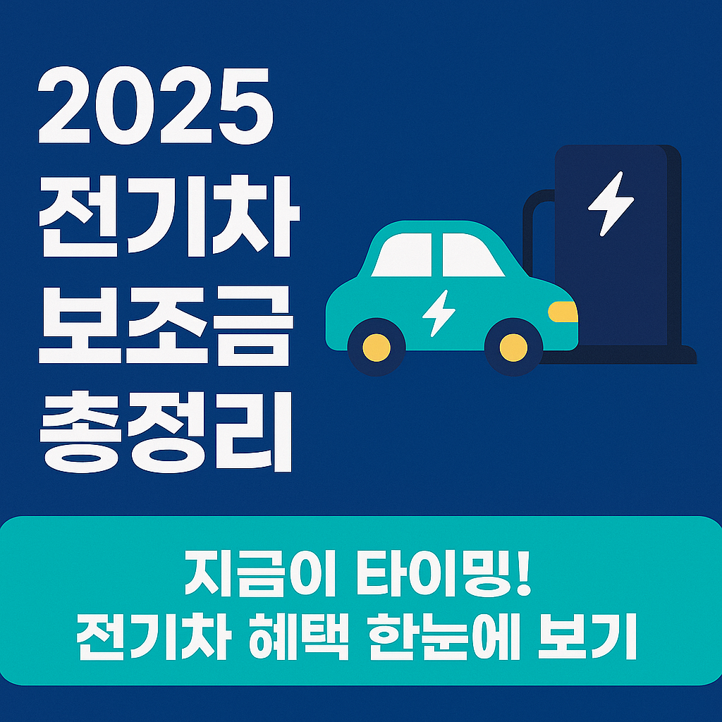 전기차 보조금 혜택 안내를 보여주는 대표 이미지