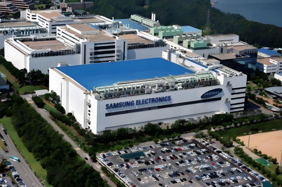 인도에있는삼성공장외관