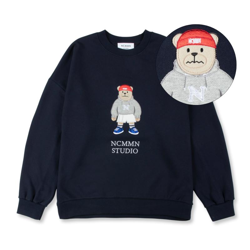 노이커먼 BEANIE 베어 맨투맨