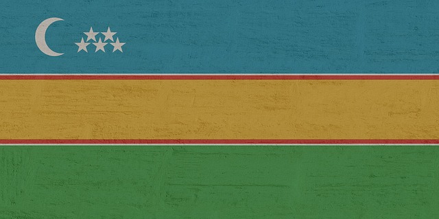 우즈베키스탄-국기