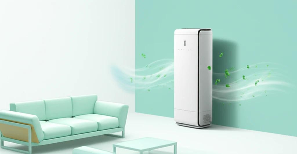 공기 순환 극대화하는 공기청정기 2대..