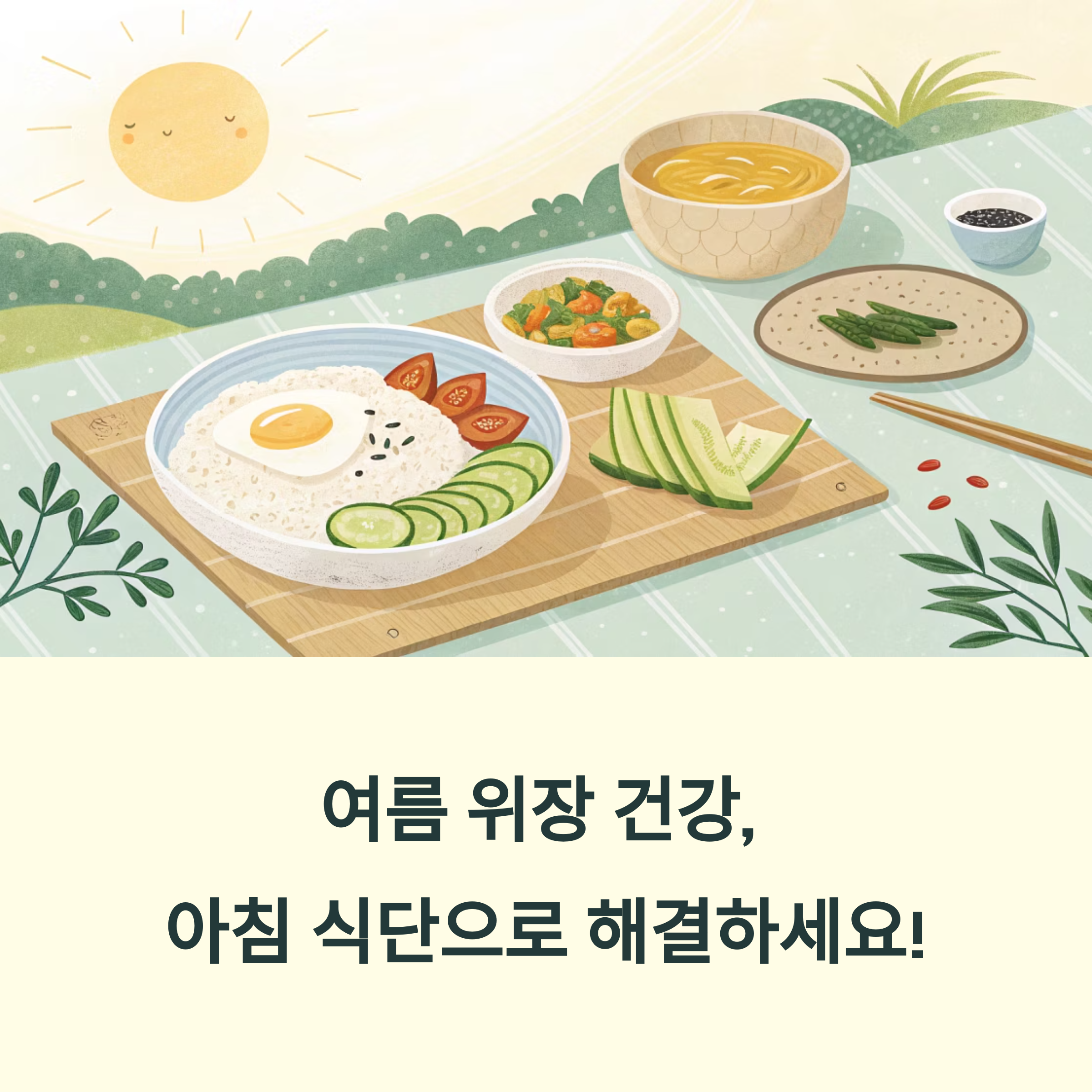 여름 아침, 위장을 살리는 진짜 식단은 따로 있다! 지금부터 바꿔야 할 한 끼